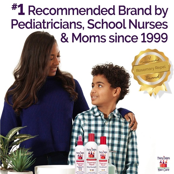 NEW FAIRY TALES LICE PREVENTING ROSEMARY REPEL DETANGLING CONDITIONING SPRAY - Picture 3 of 4